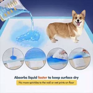 OEM Coussinets absorbants jetables imperméables pour l'apprentissage de la propreté des chiots et des animaux de compagnie, pour l'absorption d'urine, taille XL 60x90, vente en gros - Product Image 5