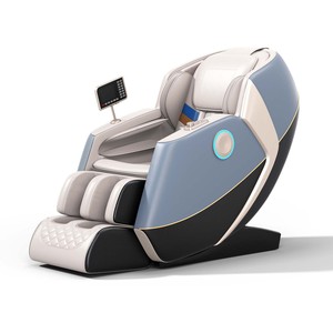 Massage <b>Chair</b> Full Automatic <b>Zero</b> <b>Gravity</b> Dual Sl Guide Rail 31-60 Airbags Pu Leather Home Use With Music Function - Product Image 2