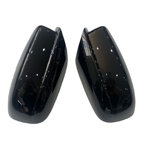 Coques de rétroviseurs en fibre de carbone noir brillant imprimées par transfert d'eau pour Dodge Challenger 2011-2021, ensemble complet - Product Image 1