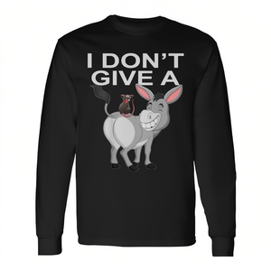 Camiseta de manga larga I Don't Give A Rat's Ass - Product Image 2