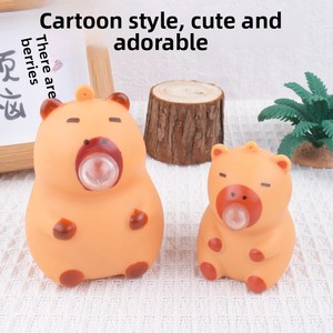 Cute Capybara Bubble Popper Squeeze <b>Toy</b> PVC Animal Stress Relief Sensory Fidget Kawaii Squishy <b>Desk</b> Decor Novelty - Product Image 3