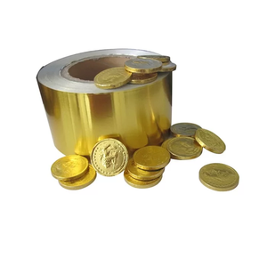 Aluminium Foil <strong>Chocolate</strong> <strong>Wrapper</strong> 100 Sheets Embossed Decorate Gift Packaging For <strong>Candy</strong> - Product Image 4