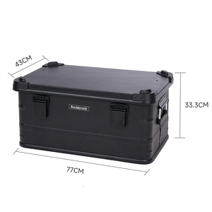 C17 rockbrook 30L/50L/95L tốt lưu trữ container mạnh mẽ nhôm trường hợp cho dễ dàng thực hiện cắm trại xe buýt hộp nhôm cắm trại hộp - Product Image 4