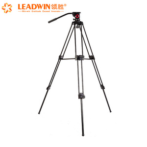 2018 Wholesale Professional Aluminum Video Camera Tripod And Heavy Duty Tripod 10Kg Payload With Fluid Head - Product Image 4
