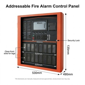 EN54 CE Standard Multi-Loop Addressable <b>Fire</b> Alarm Control Panel FACP - Product Image 3