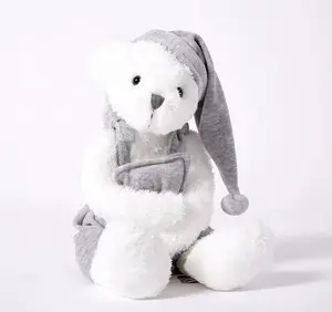 Infant Sleeping With Teddy Bear Gifts Custom Story Sleeping Soft Stuffed Toy Plush Bear With Pajamas