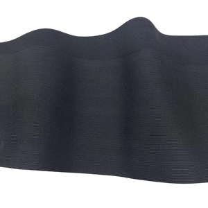 Suministro de fábrica 15cm/20cm de ancho negro tejido elástico pesado estiramiento banda elástica de punto de alta elasticidad - Product Image 4