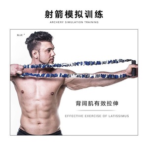 สายยางยืดออกกำลังกาย Daojing รูปเลข 8 วัสดุ TPE สำหรับโยคะ ฟิตเนส บริหารไหล่ ขยายอก สายยางยืดอเนกประสงค์ - Product Image 4
