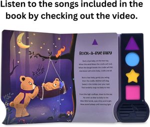 Libro Musical Educativo con Canciones de Cuna, Libro de Sonidos Interactivo, Pequeña Estrella Canta conmigo, Libros de Aprendizaje para Niños - Product Image 4