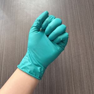 Guantes de Nitrilo Desechables AmMex, Gruesos, Verdes, Talla M, Sin Polvo, Texturizados, Ambidiestros, Protección Doméstica - Product Image 4