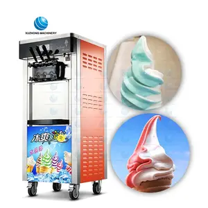 Máquina para hacer helados suaves de 3 sabores, máquina para hacer helados, máquina para hacer helados