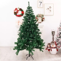 Großhandel 0,6m-3m Dicker PVC-Weihnachtsbaum, Große Grüne Rustikale Weihnachtsbaumdekoration mit Umweltfreundlichem Metallsockel