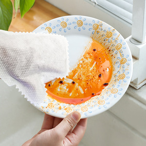 Disposable Cleaning Gloves Non Woven Fabric Diamond Texture Wet Dry Use Household Kitchen Cleaning Glove - Product Image 3