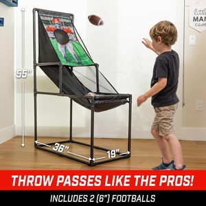 Indoor Outdoor Kids Portable Sport <b>Toys</b> Hoop Mini <b>Basketball</b> <b>Stand</b> <b>Basketball</b> Football Toss Target Arcade Game - Product Image 3