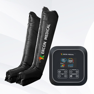 Nouveau masseur de jambes à air comprimé à quatre chambres, taille réglable, rechargeable, télécommande sans fil - Relaxation musculaire à domicile, récupération sportive, massage - Product Image 3