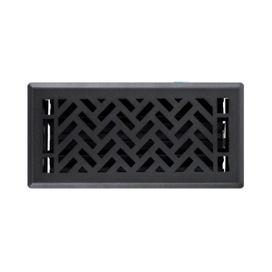 Cubierta de ventilación de tamaño de abertura de conducto de 4x10 pulgadas, cubierta de ventilación de acero de alta resistencia para pisos de casa - Product Image 1