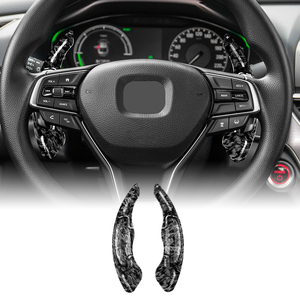 Nuovi Accessori Leve Cambio al Volante in ABS Effetto Carbonio per Honda Accord Sibo Rui Odyssey Urv CRV <span class=keywords><strong>Acura</strong></span> CDX MDX <span class=keywords><strong>ILX</strong></span> - Product Image 6