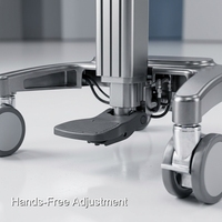 Découvrez le chariot informatique médical avancé pour hôpitaux, conçu sur mesure par Keling Medical