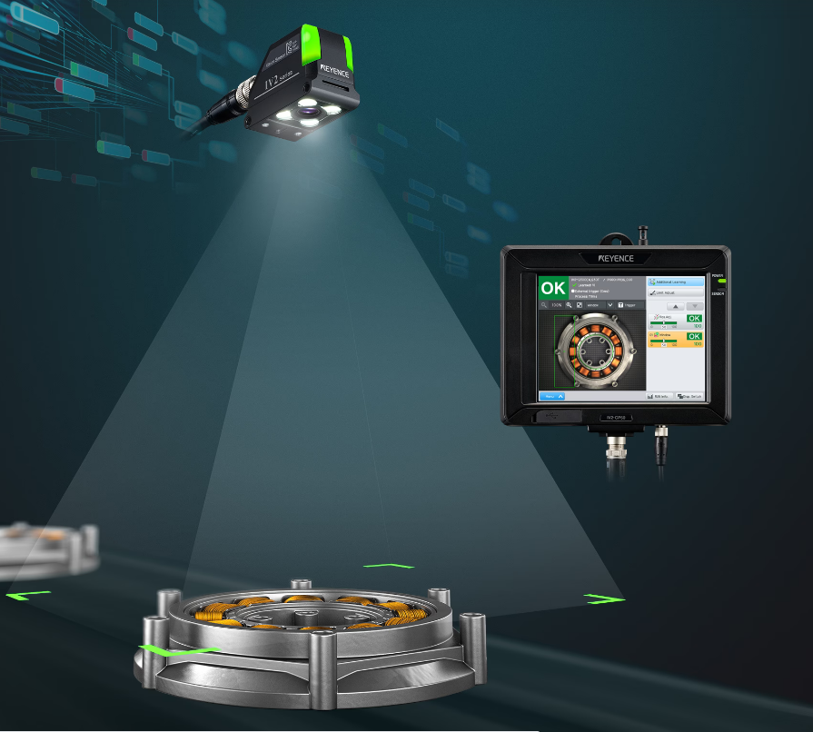 keyence Control Panel IV2-CP50 Vision Sensor with Built-in AI
