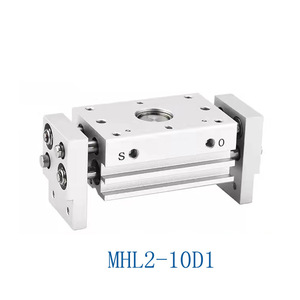 Cylindre de serrage pneumatique parallèle de type SMC MHL2-10D/16D/20/25D, cylindre à doigts en plastique et en acier, pince fine - Product Image 5