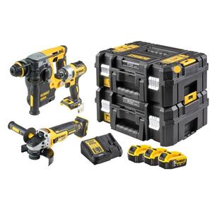 Kit de Martillo Rotatorio Eléctrico DeWalt, Juego de Herramientas Inalámbricas con Batería de 5 Ah para Construcción y Perforación - Product Image 1
