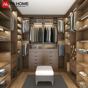 Fournisseur d'usine PA, dressing classique de luxe avec solutions de rangement personnalisables, armoires élégantes - Product Image 2