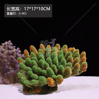 Coral Artificial de Alta Simulación, Coral Realista Hecho a Mano, FRP, Varios Diseños y Producción de Decoración para Acuarios