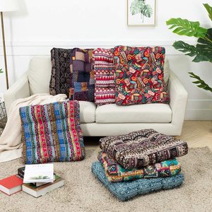 <span class=keywords><strong>Cuscino</strong></span> da pavimento bohémien trapuntato all'ingrosso <span class=keywords><strong>cuscino</strong></span> da <span class=keywords><strong>meditazione</strong></span> grande Mandala quadrato Boho Seat indiano Yoga marocchino <span class=keywords><strong>cuscino</strong></span> da pavimento - Product Image 3