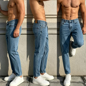 Jeans para <span class=keywords><strong>Hombre</strong></span>, Ropa para Adultos, Marcas Reconocidas, Pantalones Denim para <span class=keywords><strong>Hombre</strong></span> y Niño, Precio <span class=keywords><strong>Super</strong></span> Bajo, Jeans Ajustados - Product Image 5