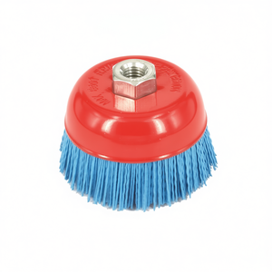 Brosse à tasse en nylon Ttake 180 mm bleue M14 12500 tr/min pour le nettoyage des métaux - Product Image 2