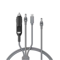 Câble de données USB standard de 2 mètres, DC5521 Type C, 5A, charge rapide, cuivre pur, gaine en PVC, connecteurs nickelés, utilisation pour tablette