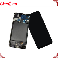 MOQ : 10 pièces en gros pour Samsung Galaxy 2019 A20 A205 /DS A205F A205FD Écran LCD tactile complet sans / avec cadre