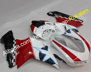 杜卡迪摩托车848 1098 2007 2008 2009 2010 2011年份1098S 1198 Sport Moto bike车身整流罩套件