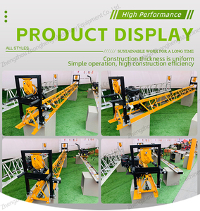 Hot bán xi măng giàn screed 6M xăng động cơ bê tông rung Land san lấp mặt bằng máy - Product Image 5