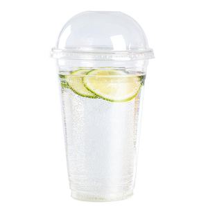 Vasos <span class=keywords><strong>de</strong></span> Plástico Transparentes para Batidos y Smoothies con Tapas, Personalizados con Logotipo, <span class=keywords><strong>de</strong></span> PET - Product Image 2