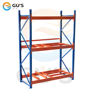 Estantería de palés de metal resistente Estantes voladizos de almacenamiento de almacén ligeros ajustables con protección contra la corrosión - Product Image 5