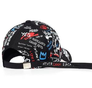 2024031903 qué pero perfecto bien nadie graffiti gorra de béisbol algodón - Product Image 4