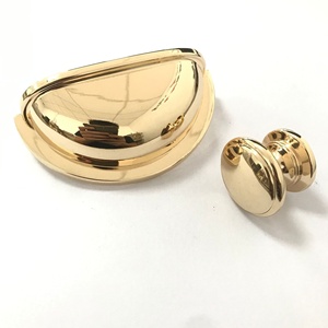 <strong>Cabinet</strong> Fittings Kitchen Door Zinc Alloy Brass Golden 3inch <strong>Shell</strong> <strong>Handle</strong> <strong>Pull</strong> - Product Image 1