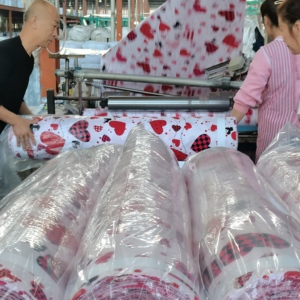 100% polyester in dệt kích thước đầy đủ bedsheet Tấm đặt vải - Product Image 1