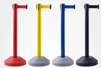 Barrière de contrôle de foule en plastique rétractable pour stand d'exposition automobile, support de vélo, clôture – Vente en gros