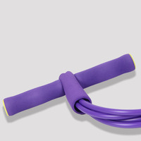 Banda de Resistencia de Látex para Ejercicios en Casa para Mujeres, Expansor de Pecho, Equipo de Gimnasio, Banda de Resistencia de Pedal con 4 Tubos para Abdominales