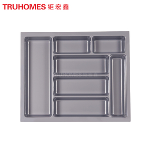 Hot sell kitchen cabinet organization ABS Plastic Cutlery Tray for knives forks and spoons Drug or stationery storage organizer