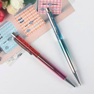 Nuevo diseño de bola de metal bolígrafo logotipo personalizado pluma de cristal bolígrafo para boda figt - Product Image 1