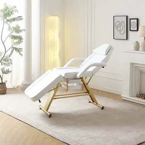 Table de Massage Pliante et Réglable Chaire/Lit Chaise de Spa Salon de Beauté Multi-Fonctions pour Tatouage Cils en Métal - Product Image 5
