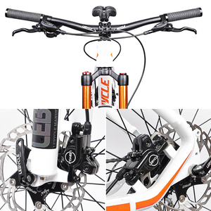 Kit <span class=keywords><strong>Frein</strong></span> à Disque <span class=keywords><strong>Hydraulique</strong></span> LEBYCLE 2 Pistons pour Vélo, Étrier <span class=keywords><strong>de</strong></span> <span class=keywords><strong>Frein</strong></span> à Huile 850/1450mm, Durite <span class=keywords><strong>de</strong></span> <span class=keywords><strong>Frein</strong></span> pour Pièces <span class=keywords><strong>de</strong></span> Cyclisme <span class=keywords><strong>Shimano</strong></span> MT200 - Product Image 6