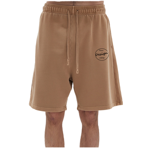 Pantalones Cortos de Baloncesto Retro para Hombre de Alta Calidad, Estilo Hip Hop Deportivo, Bordados, 100% Algodón, Malla Transpirable, Bolsillos con Cordón - Product Image 4