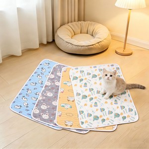 Pet Cooling Latex Mat Rectangle Ice Silk Dog Cat Sleeping Pad Summer Cooling Pet Bed Mattress For Dogs Cats - Product Image 1