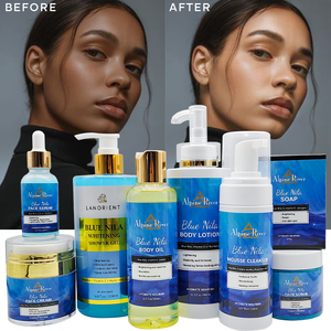 Soins de la peau coréens en marque privée, hydratant éclaircissant à la vitamine C organique, anti-taches noires, pour peaux foncées, visage unisexe, <span class=keywords><strong>Nila</strong></span> - Product Image 1