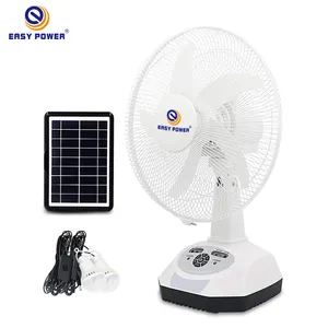 EP-3514 14 Inch 6V4.5AH Oscillating Function Silent Operation 6 Blade Table Fan Rechargeable Battery Fan Table Fan With