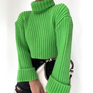 Il nuovo elenco abbigliamento invernale personalizzato da <span class=keywords><strong>donna</strong></span> Pullover lavorato a maglia da <span class=keywords><strong>donna</strong></span> maglioni oversize all'ingrosso 2023 - Product Image 4